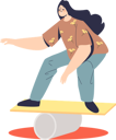 پیش‌نمایش فایل girl-doing-balancing-exercise-4931705 از پک ورزش ها