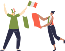 پیش‌نمایش فایل italy-supporters-waving-national-italian-flags-4931679 از پک ورزش ها