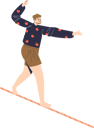 پیش‌نمایش فایل man-balancing-on-rope-4931710 از پک ورزش ها
