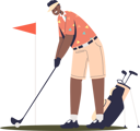پیش‌نمایش فایل man-playing-golf-and-hitting-ball-4931673 از پک ورزش ها