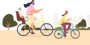 پیش‌نمایش فایل mother-cycling-together-with-two-kids-4931700 از پک ورزش ها
