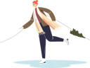 پیش‌نمایش فایل woman-doing-ice-skating-4931704 از پک ورزش ها