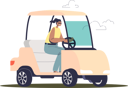 پیش‌نمایش فایل woman-driving-golf-car-4931670 از پک ورزش ها