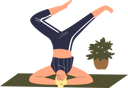 پیش‌نمایش فایل woman-practicing-headstand-yoga-pose-4931711 از پک ورزش ها