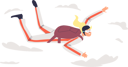 پیش‌نمایش فایل woman-skydiving-with-parachute-4931688 از پک ورزش ها