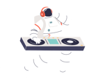 پیش‌نمایش فایل astronaut-dj-dancing-4931277 از پک فعالیت افراد