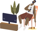 پیش‌نمایش فایل drunk-man-sleeping-in-front-of-tv-4931295 از پک فعالیت افراد