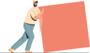 پیش‌نمایش فایل man-pushing-square-shape-4931347 از پک فعالیت افراد