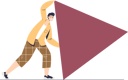 پیش‌نمایش فایل man-pushing-triangle-shape-4931346 از پک فعالیت افراد