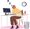 پیش‌نمایش فایل overworked-worker-female-employee-sleeping-at-workplace-4931316 از پک فعالیت افراد