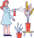 پیش‌نمایش فایل woman-watering-plants-by-spraying-water-4991189 از پک طبیعت