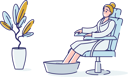 پیش‌نمایش فایل woman-taking-foot-bath-4990796 از پک زیبایی