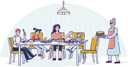 پیش‌نمایش فایل big-family-dinner-with-parents-4990854 از پک غذا