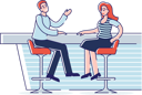 پیش‌نمایش فایل male-and-woman-talking-in-bar-4990850 از پک غذا