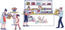 پیش‌نمایش فایل people-buying-candy-on-candy-shop-4990859 از پک غذا