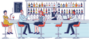 پیش‌نمایش فایل people-have-a-good-time-communicating-at-a-bar-counter-4990849 از پک غذا