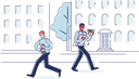 پیش‌نمایش فایل people-on-street-eating-fast-food-hurrying-to-office-4990870 از پک غذا
