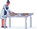 پیش‌نمایش فایل woman-making-pizza-4990896 از پک غذا