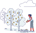 پیش‌نمایش فایل woman-picking-oranges-4990887 از پک غذا