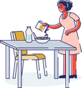پیش‌نمایش فایل woman-preparing-healthy-breakfast-4990879 از پک غذا
