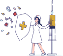 پیش‌نمایش فایل health-care-worker-secured-with-shield-and-vaccine-4990972 از پک مراقبت سلامت و پزشکی