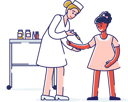 پیش‌نمایش فایل nurse-applying-vaccine-to-girl-4990973 از پک مراقبت سلامت و پزشکی