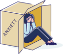 پیش‌نمایش فایل woman-feeling-anxiety-and-hiding-inside-a-box-4990987 از پک مراقبت سلامت و پزشکی