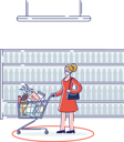 پیش‌نمایش فایل woman-wearing-mask-while-shopping-in-supermarket-4990976 از پک مراقبت سلامت و پزشکی
