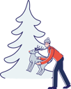 پیش‌نمایش فایل man-decorating-christmas-tree-4991021 از پک تعطیلات