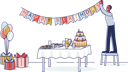 پیش‌نمایش فایل man-decorating-room-for-birthday-celebration-4991011 از پک تعطیلات