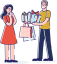 پیش‌نمایش فایل man-giving-woman-gifts-4991031 از پک تعطیلات