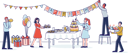پیش‌نمایش فایل people-decorating-hall-for-birthday-preparation-4991009 از پک تعطیلات