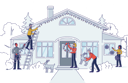 پیش‌نمایش فایل people-decorating-house-during-christmas-4991018 از پک تعطیلات