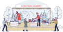 پیش‌نمایش فایل volunteer-worker-gathering-donation-for-christmas-charity-4991014 از پک تعطیلات