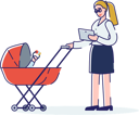 پیش‌نمایش فایل businesswoman-carrying-her-child-inside-pram-4991381 از پک افراد 2