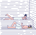 پیش‌نمایش فایل couple-bathing-in-sauna-4991330 از پک افراد 2