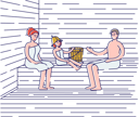 پیش‌نمایش فایل family-bathing-in-sauna-4991331 از پک افراد 2