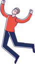 پیش‌نمایش فایل happy-man-jumping-due-to-happiness-4991312 از پک افراد 2