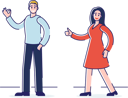 پیش‌نمایش فایل man-and-woman-showing-ok-and-thumb-up-signs-4991310 از پک افراد 2