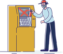 پیش‌نمایش فایل man-in-mask-painting-on-atm-machine-4991373 از پک افراد 2