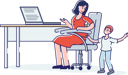پیش‌نمایش فایل mother-working-from-home-with-kids-at-home-4991384 از پک افراد 2
