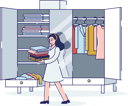 پیش‌نمایش فایل woman-organizing-wardrobe-4991365 از پک افراد 2