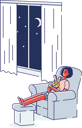 پیش‌نمایش فایل woman-sleeping-in-armchair-hugging-teddy-bear-4991348 از پک افراد 2