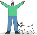 پیش‌نمایش فایل angry-dog-biting-woman-5018741 از پک افراد با حیوانات