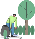 پیش‌نمایش فایل volunteer-pick-up-plastic-waste-in-forest-5019018 از پک صنعت