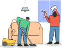 پیش‌نمایش فایل cleaning-apartment-vacuuming-floor-and-clean-window-5019068 از پک افراد مختلف