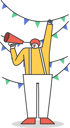 پیش‌نمایش فایل clown-talking-in-megaphone-5019073 از پک افراد مختلف