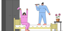 پیش‌نمایش فایل girl-doing-fun-activity-at-home-5019088 از پک افراد مختلف