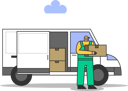 پیش‌نمایش فایل loader-unload-goods-from-truck-5019113 از پک افراد مختلف