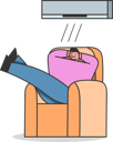پیش‌نمایش فایل man-relaxing-while-sitting-under-ac-5019094 از پک افراد مختلف